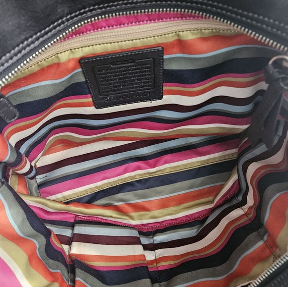 Coach Bleecker Legacy Tote Black Full Grain Leather 2009/F14483 - Picture 3 of 14